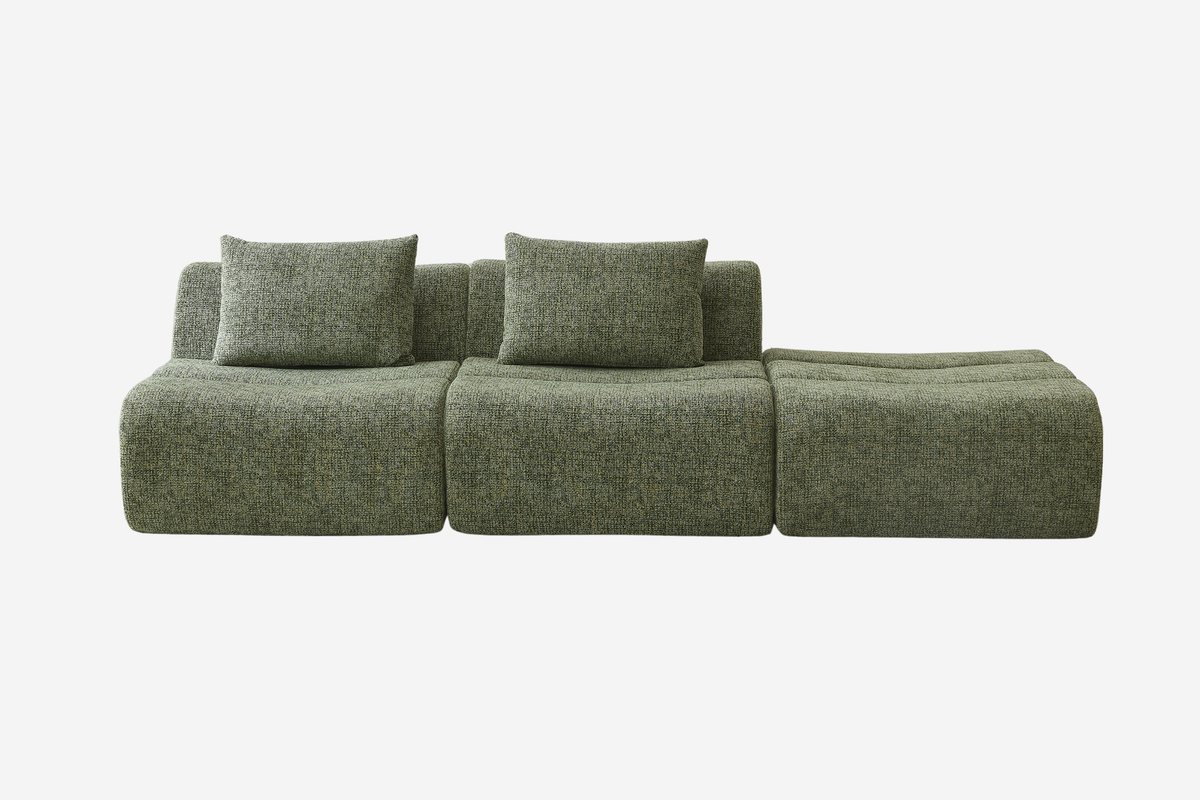 NOVIRA 107" 2-Seater Sofa with 1 Ottoman