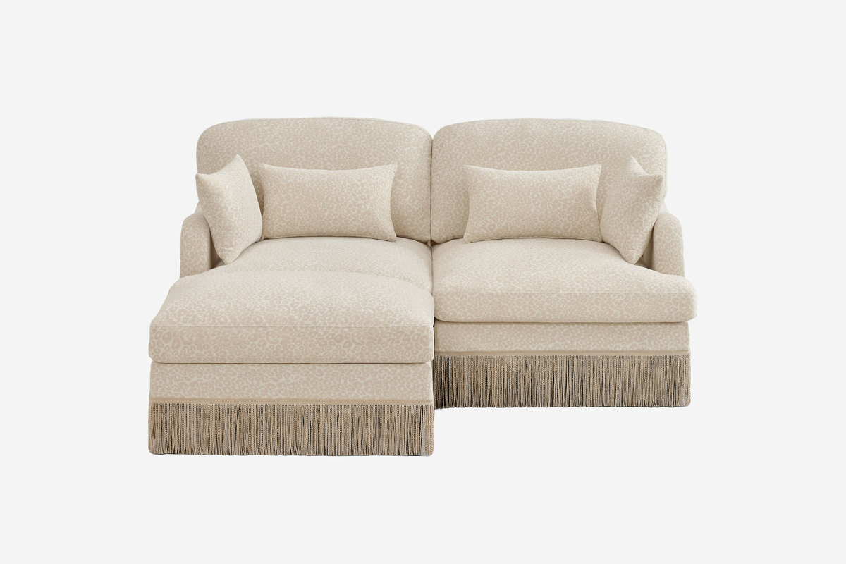 ORLAVO 69" Loveseat With 1 Ottoman