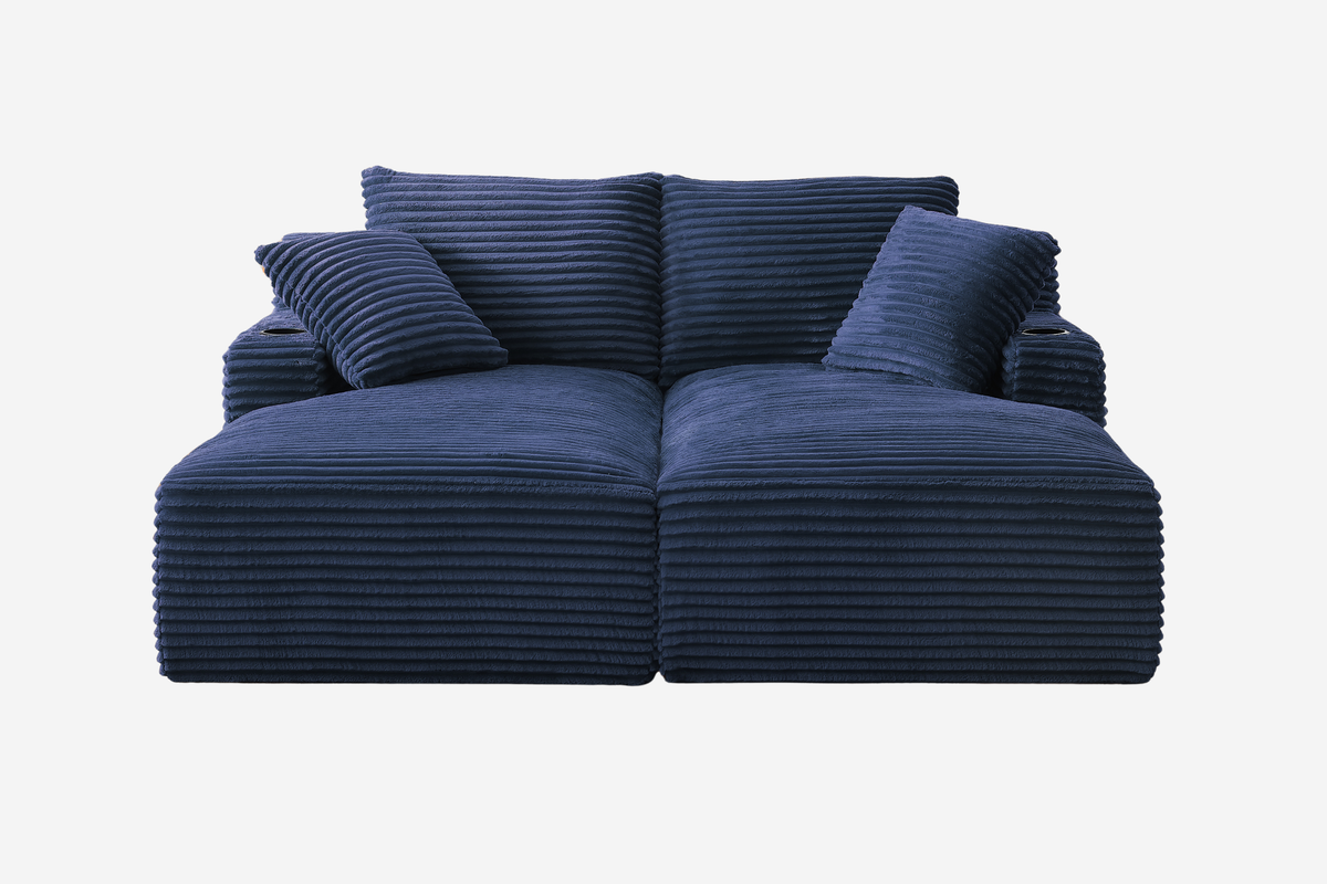 SERON 70" Double Chaise Lounge Sleeper Sofa