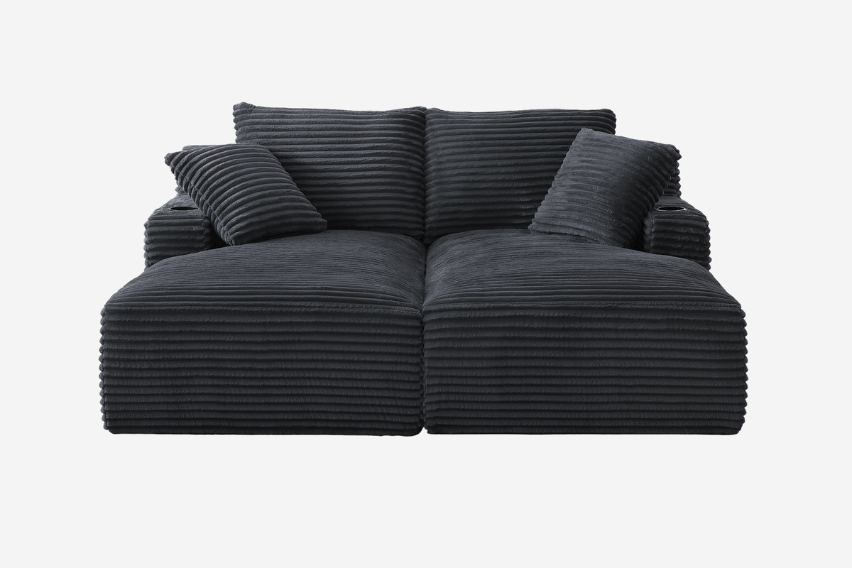 SERON 70" Double Chaise Lounge Sleeper Sofa