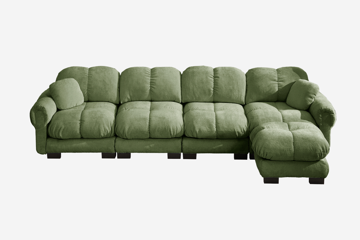 PRINCE 131" 4-Seater Sofa With 1 Ottoman