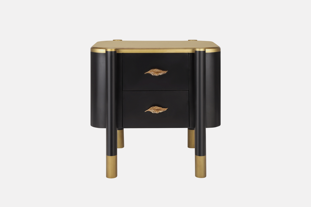 KALVO 2 Drawers Nightstand