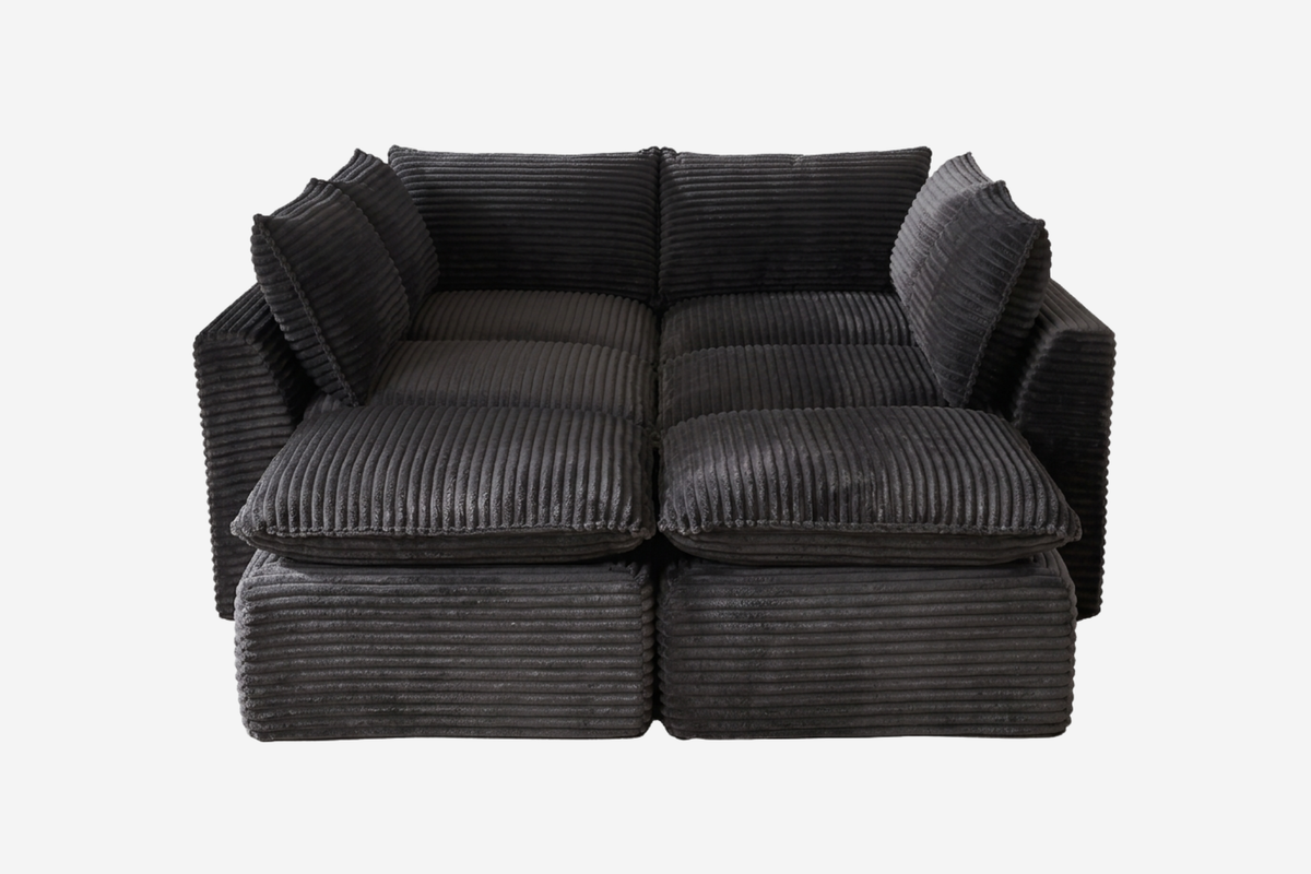 DERVAL 101" 6-Seater Sofa