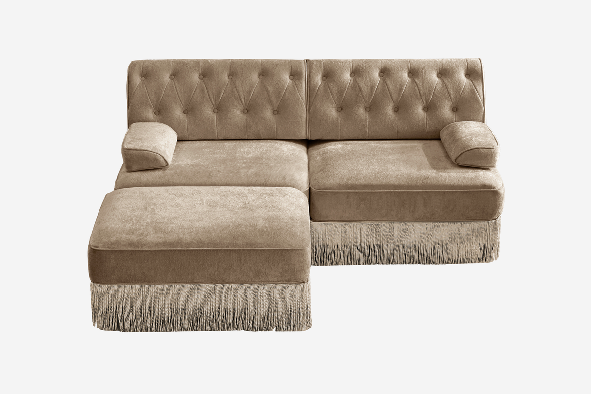 ELIZA 76" Loveseat Sofa With 1 Ottoman