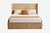 AVELIX Queen Curved Bed Frame