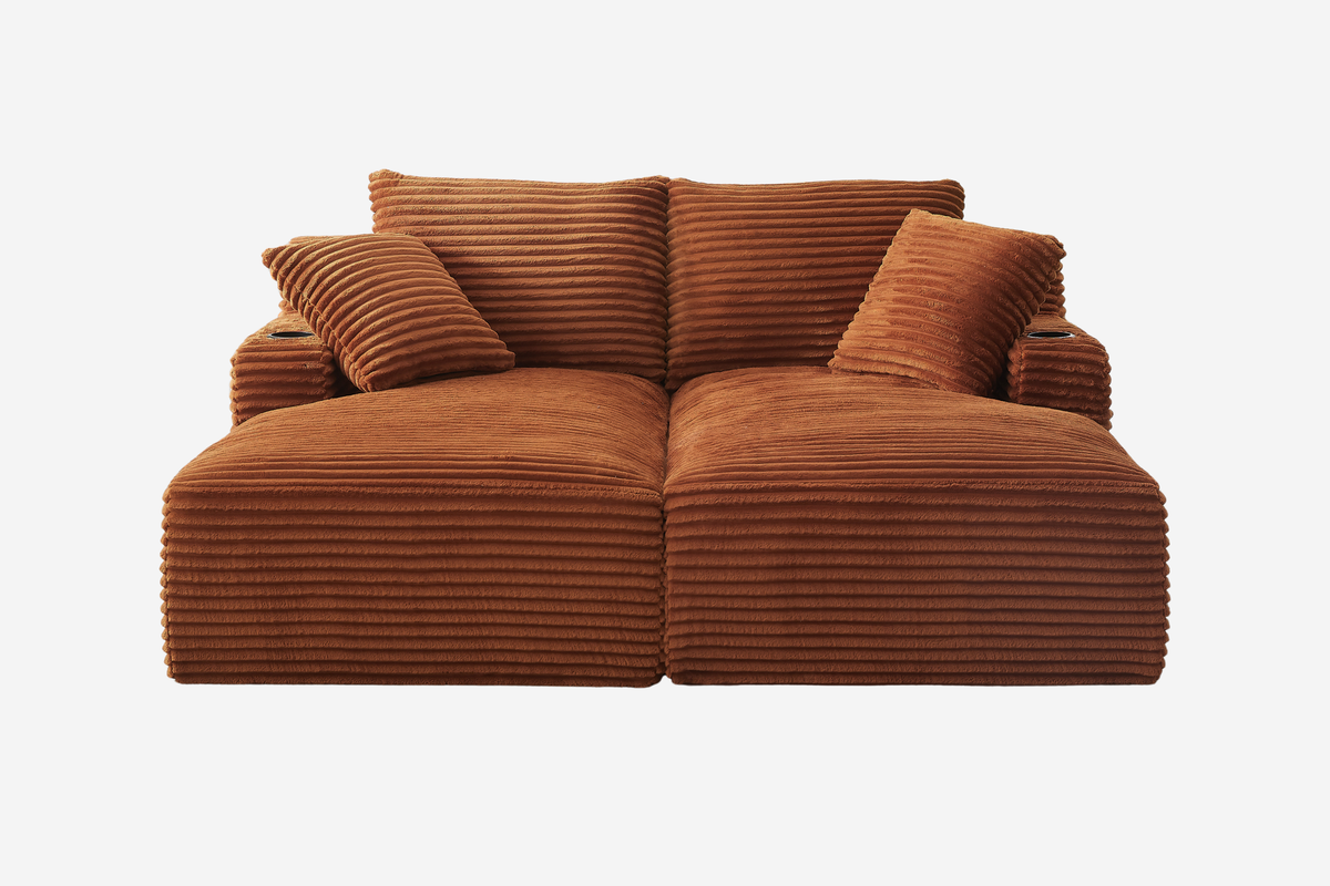 SERON 70" Double Chaise Lounge Sleeper Sofa