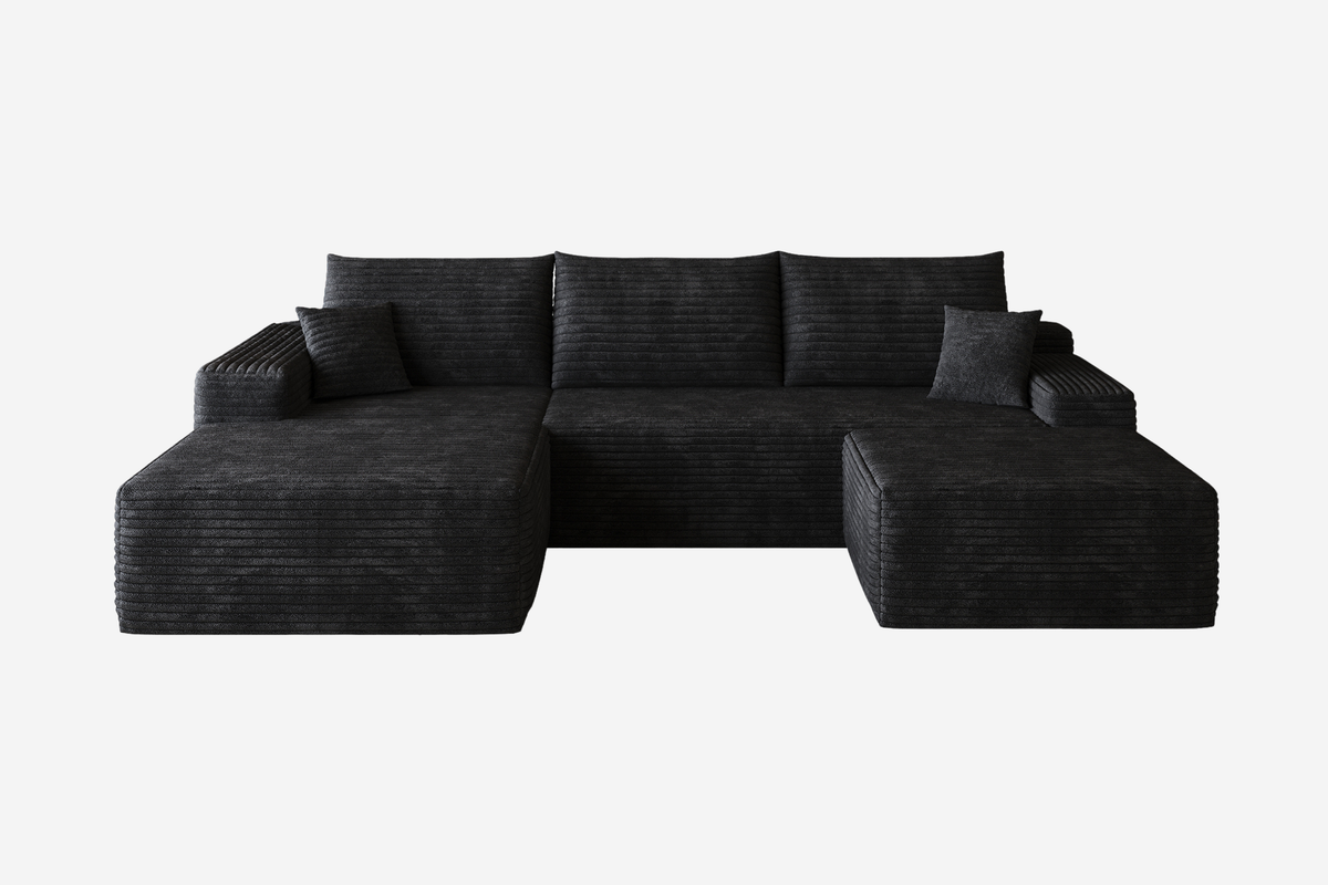 ORVITEX 107" Left Chaise Sofa with 1 Ottoman