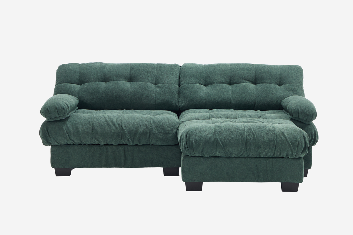FELZARO 88" Loveseat Sofa with 1 Ottoman