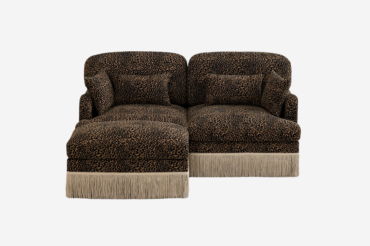 ORLAVO 69" Loveseat With 1 Ottoman