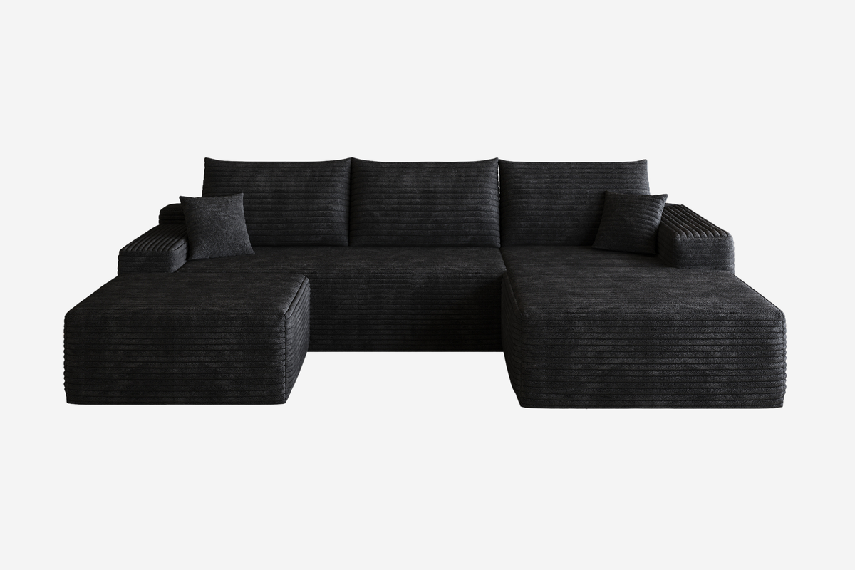 ORVITEX 107" Right Chaise Sofa with 1 Ottoman