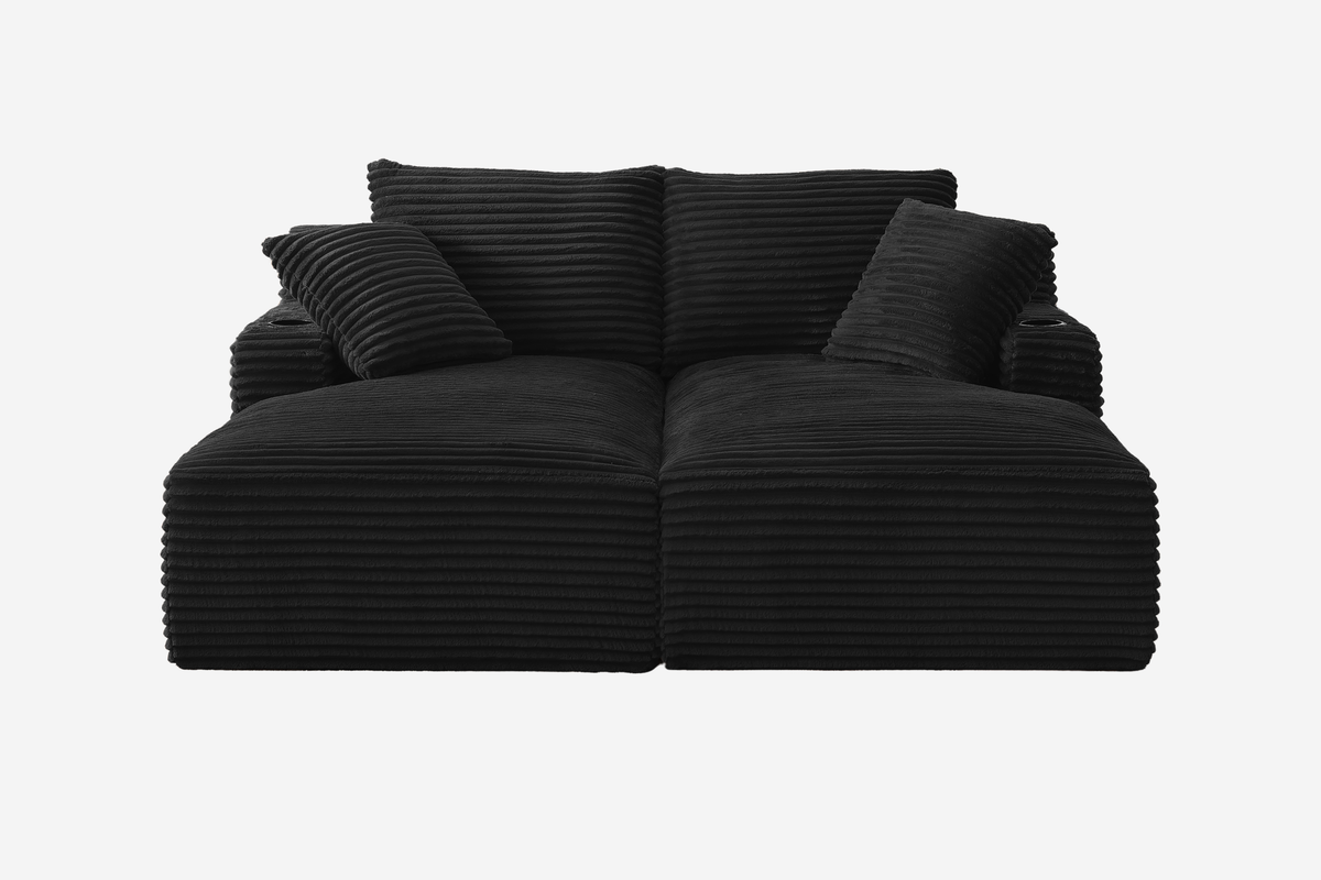 SERON 70" Double Chaise Lounge Sleeper Sofa