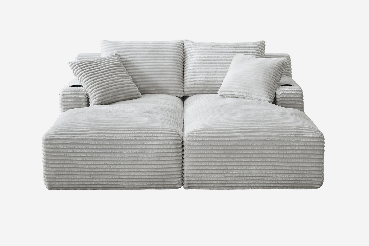 SERON 70" Double Chaise Lounge Sleeper Sofa