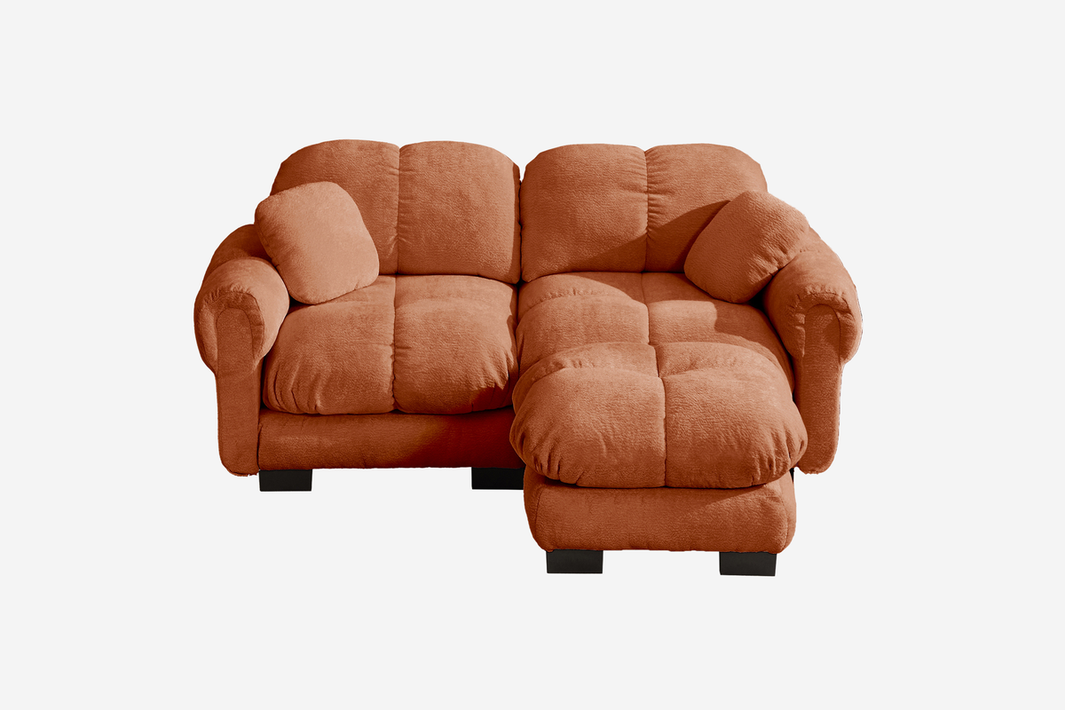 PRINCE 76" Loveseat With 1 Ottoman