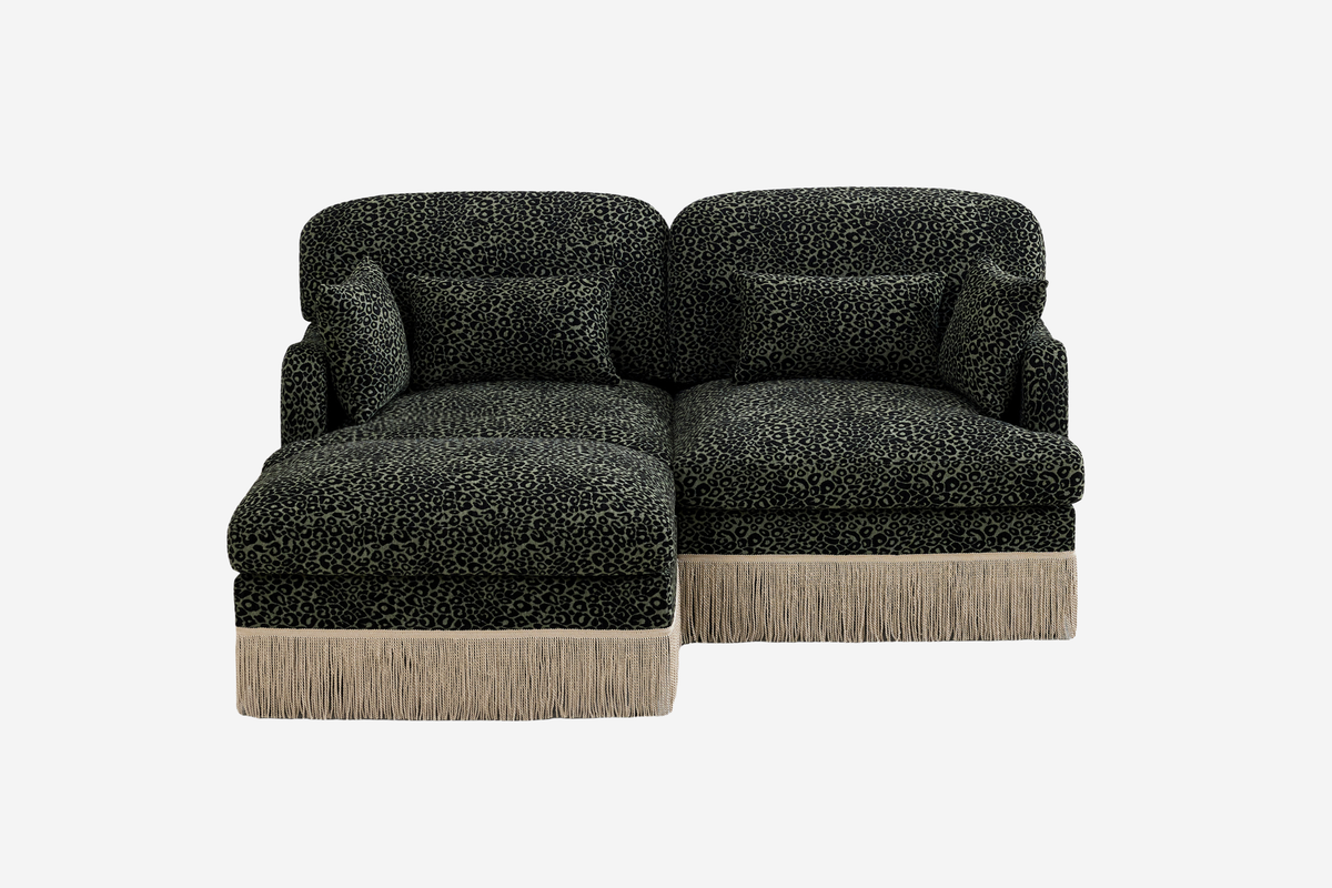 ORLAVO 69" Loveseat With 1 Ottoman
