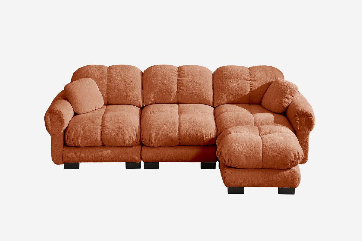 PRINCE 103" 3-Seater Sofa With 1 Ottoman
