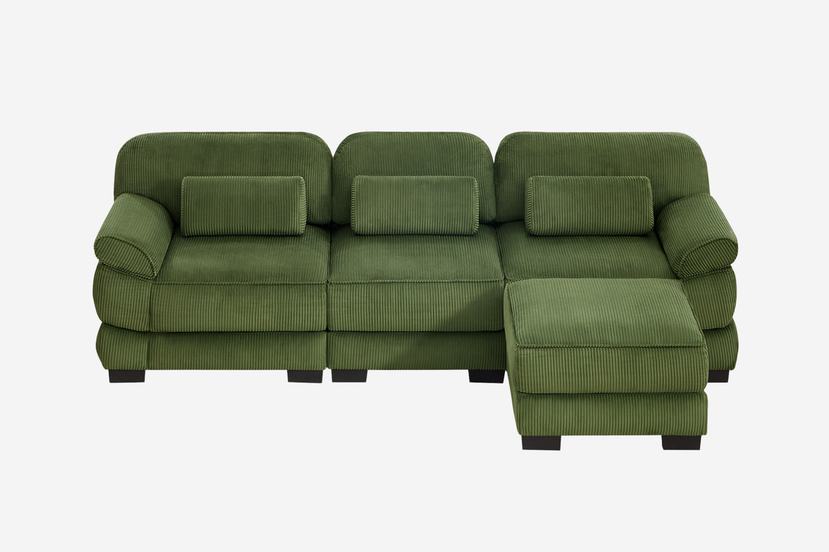 MASON 104" 3-Seater Sofa 1 with Ottoman
