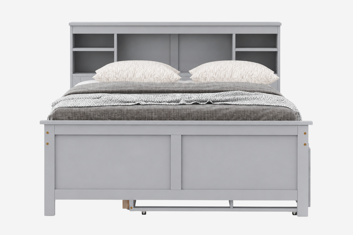 HOVRIZA Full Size Bed Frame