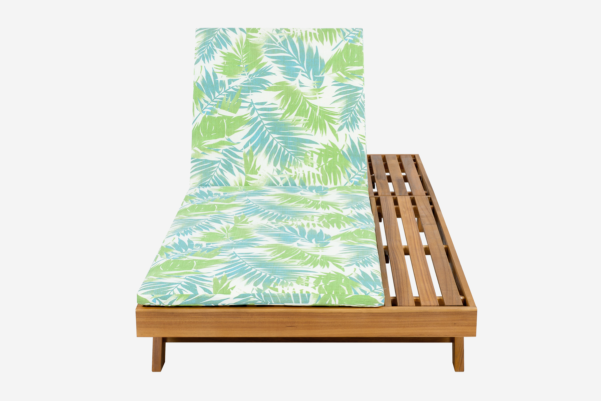 ORVA Lounge Chaise Side Table Set 2 Inch Thick Pad