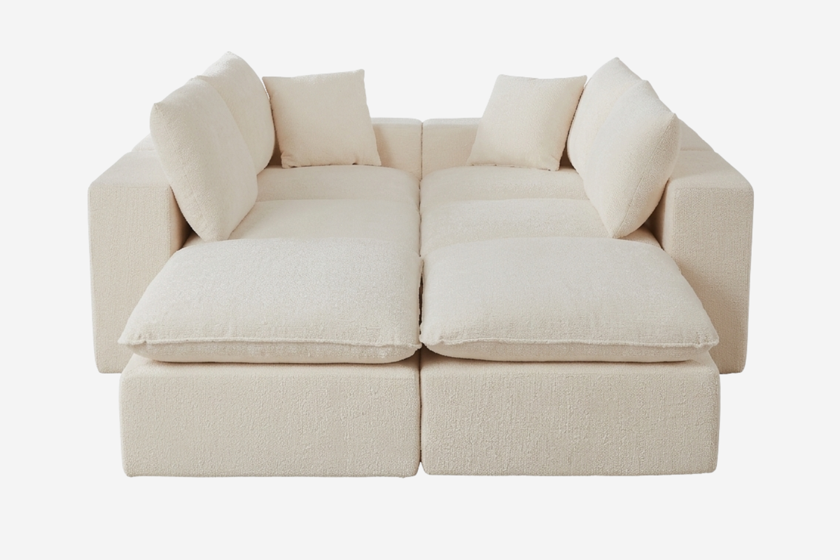 ZORVA 98" 6-Seater Sofa
