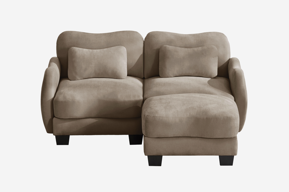 WAVE 81" Loveseat Sofa With 1 Ottoman