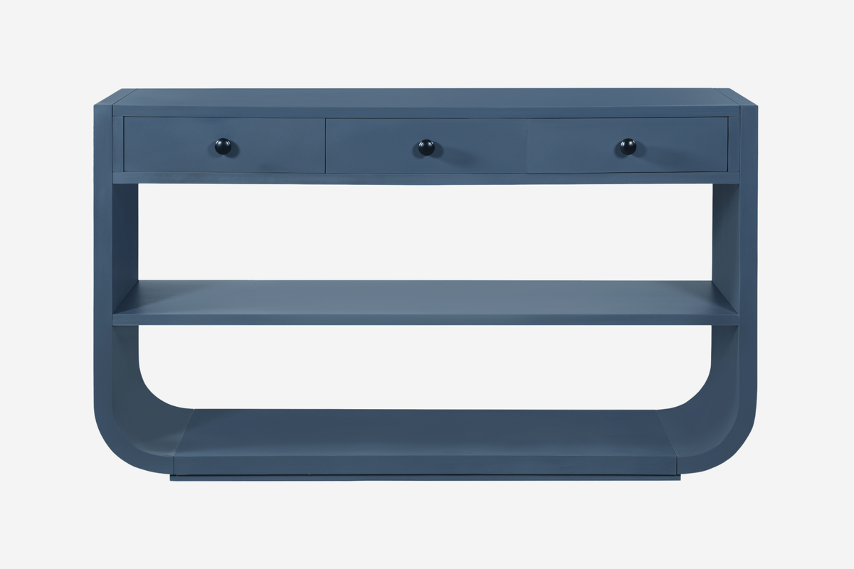 HYLOR Console Table With Shelf