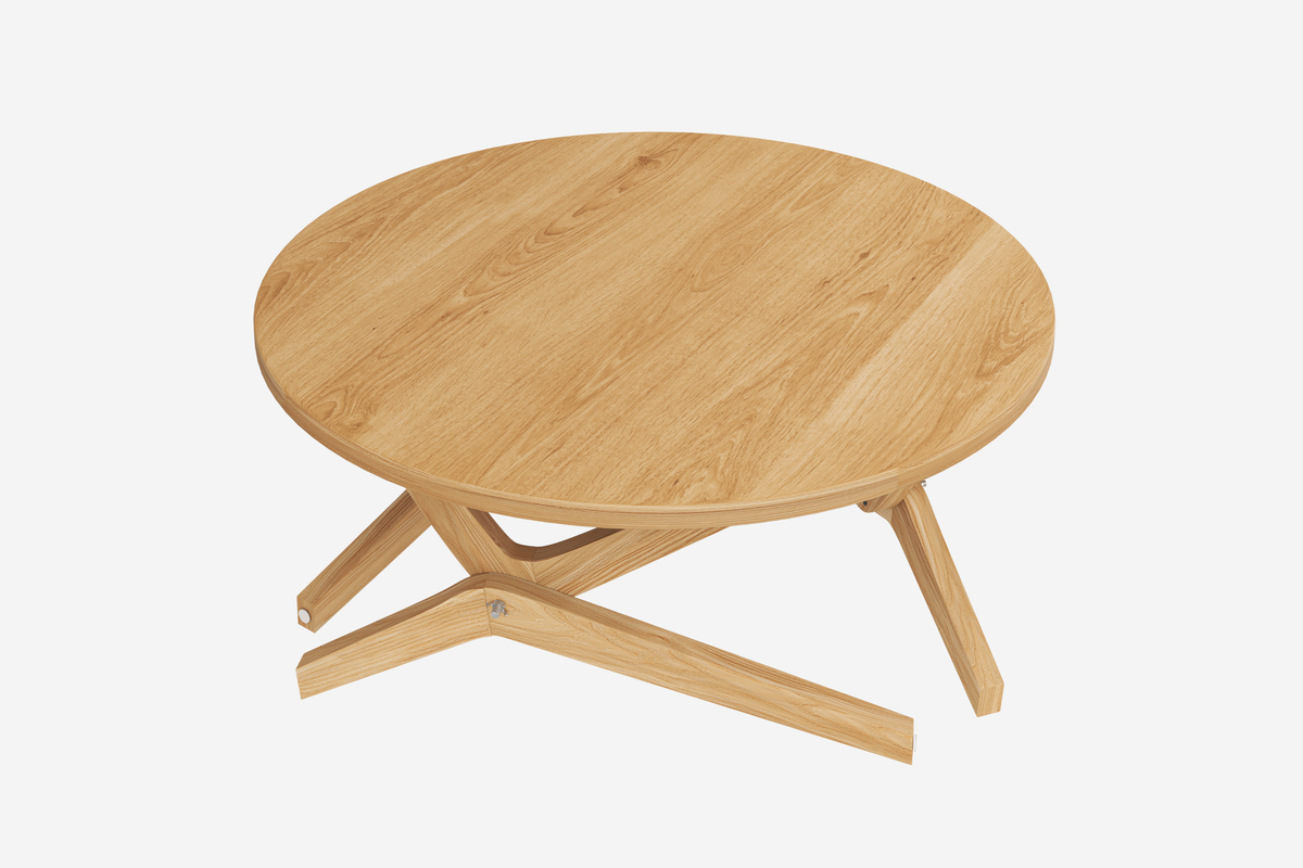 JAVERO Round 2-in-1 Transformer Coffee Table