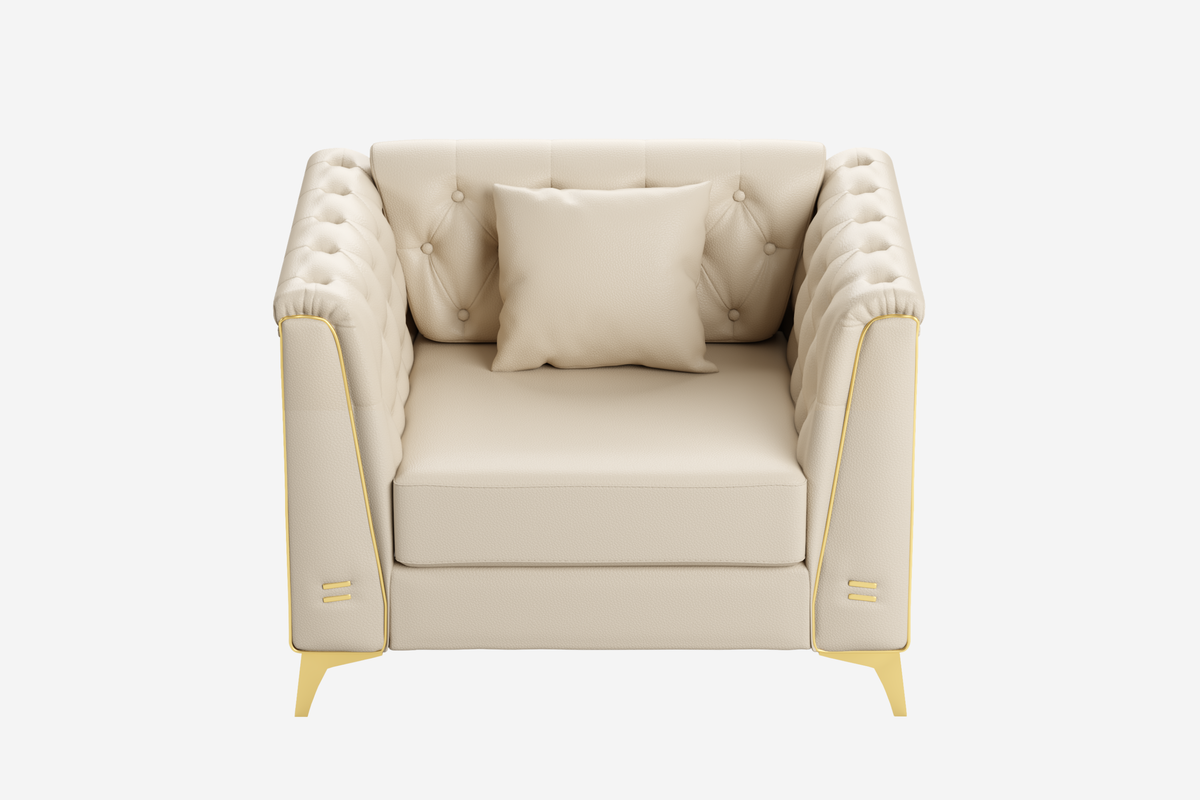 FALVINO Chesterfield 40" Single Armchair