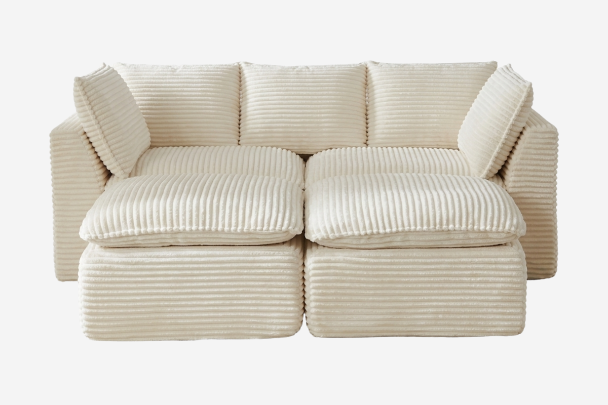 DERVAL 101" 6-Seater Sofa