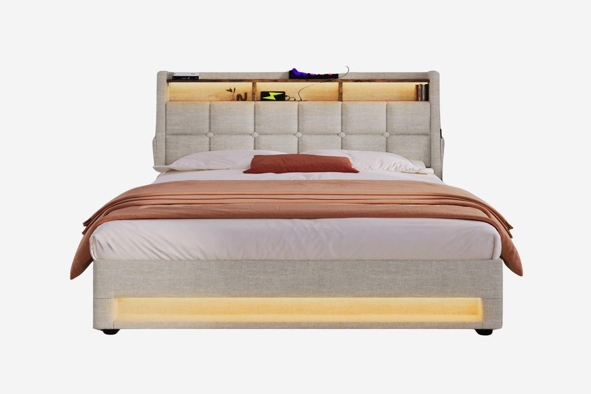 LUNEXIS Queen Size Bed Frame