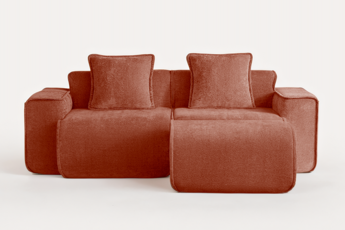 HARRISON 78" Loveseat with 1 Ottoman