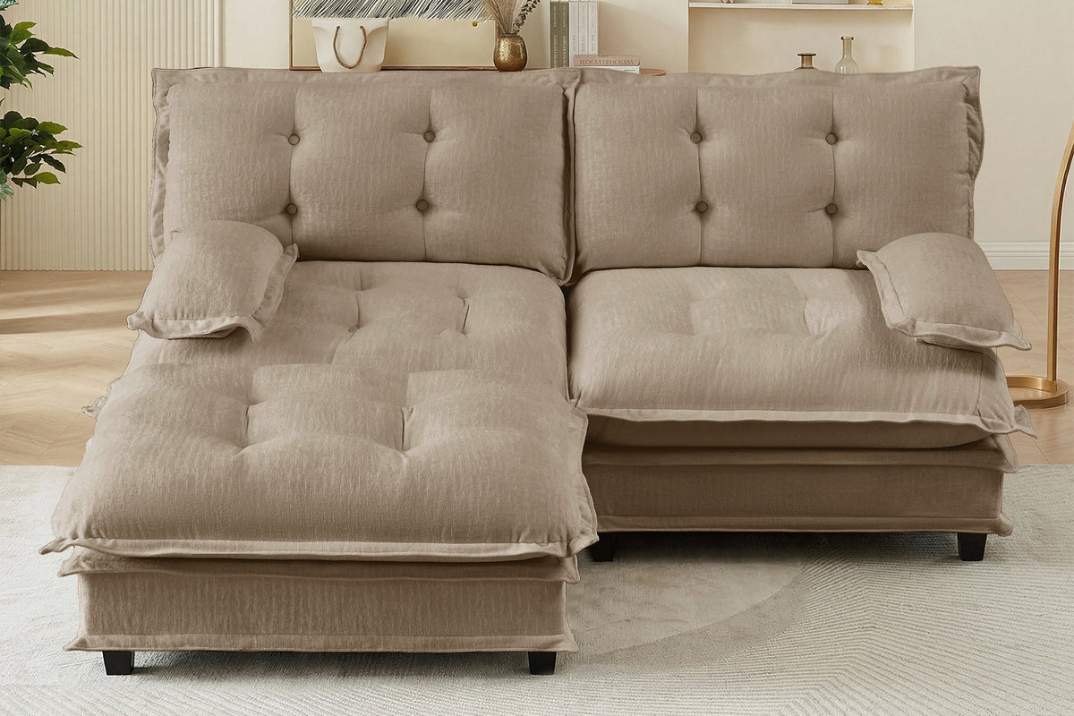 MARLOX 77" Loveseat with 1 Ottoman