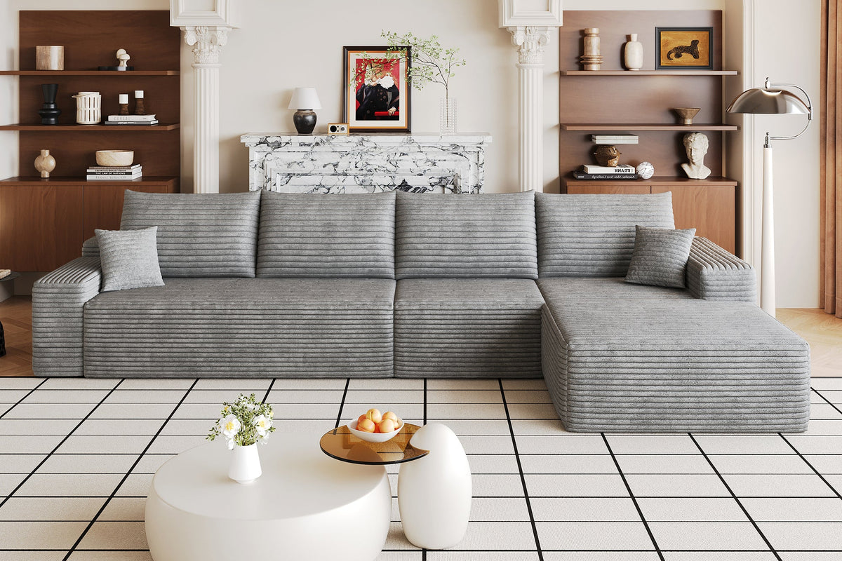 ORVITEX 135" Right Chaise Sofa