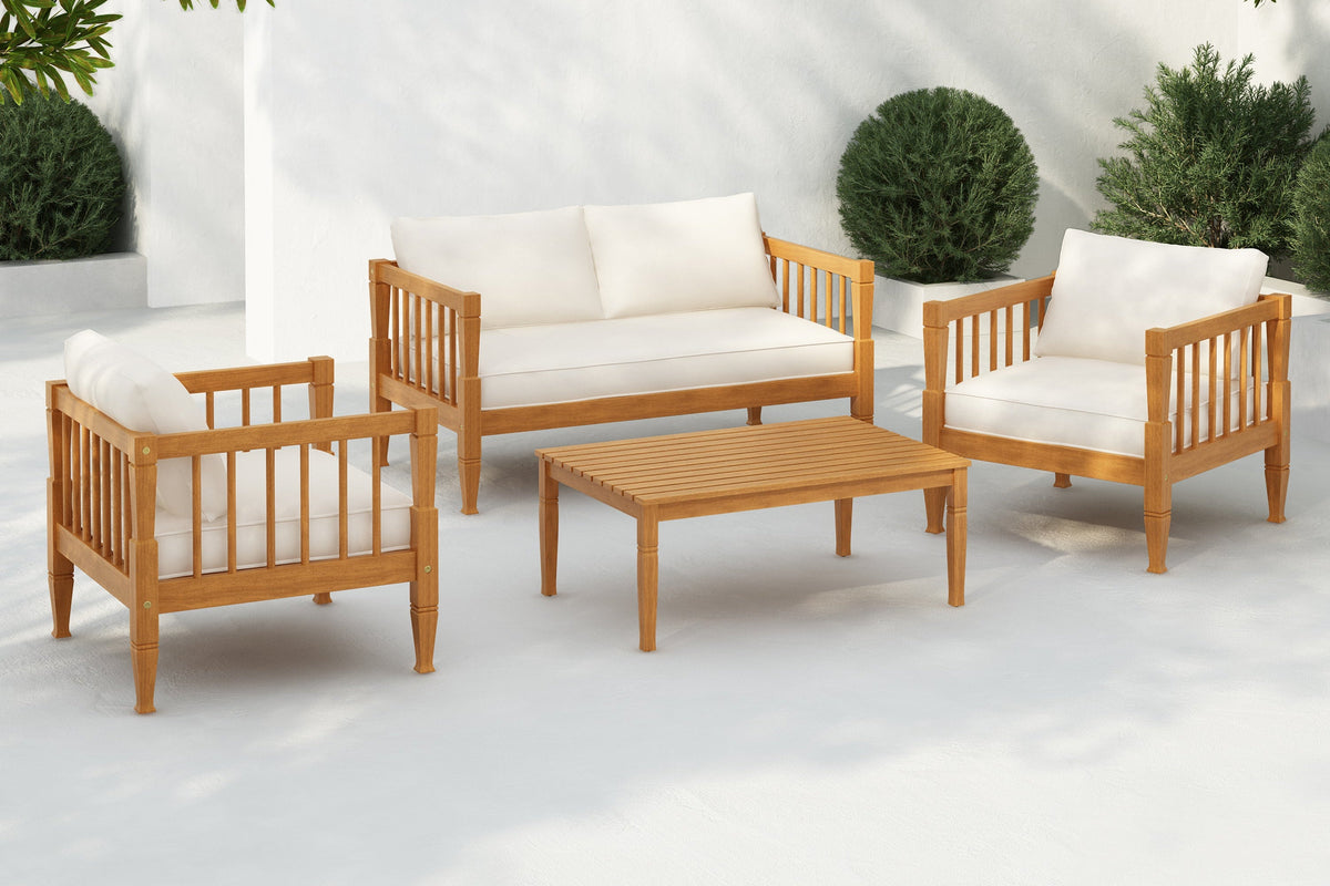 MORVA 51" 4-Piece Patio Furniture Set