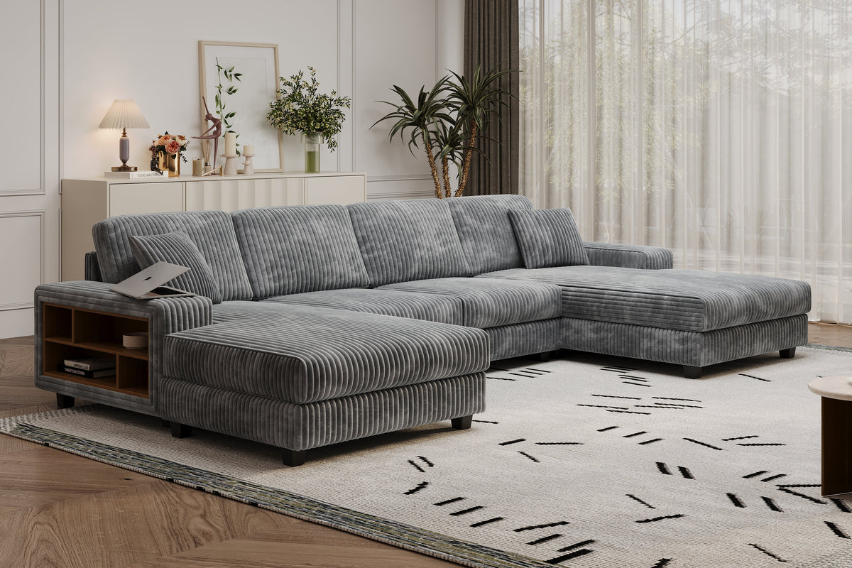 CUREN 139" Sleeper Sofa