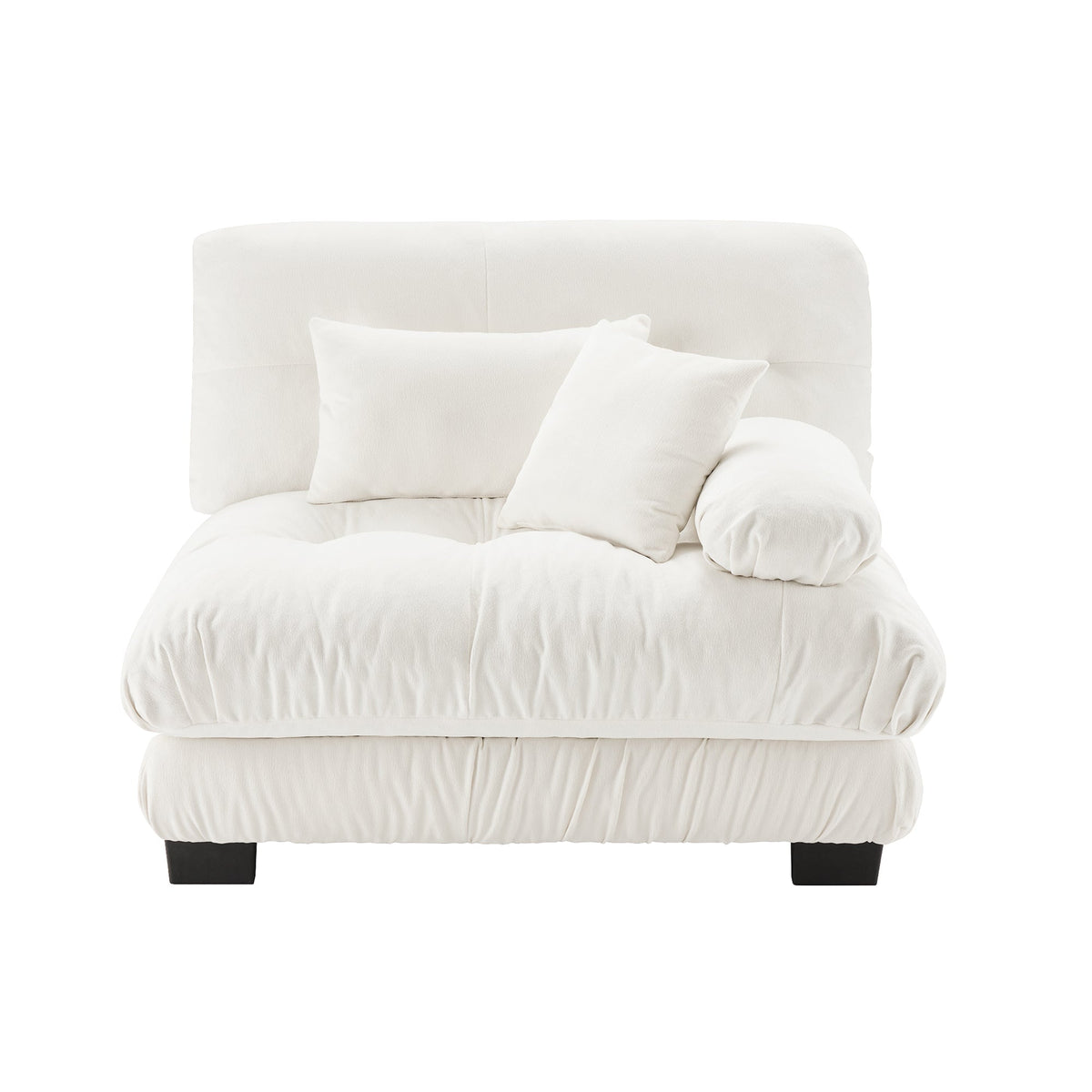 27  Sofa RSF W/2 pillows - White