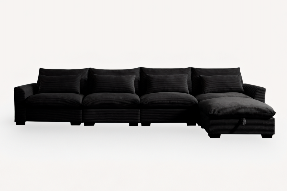 HARMONY 157&quot; 4-Seater Sofa with 1 Ottoman
