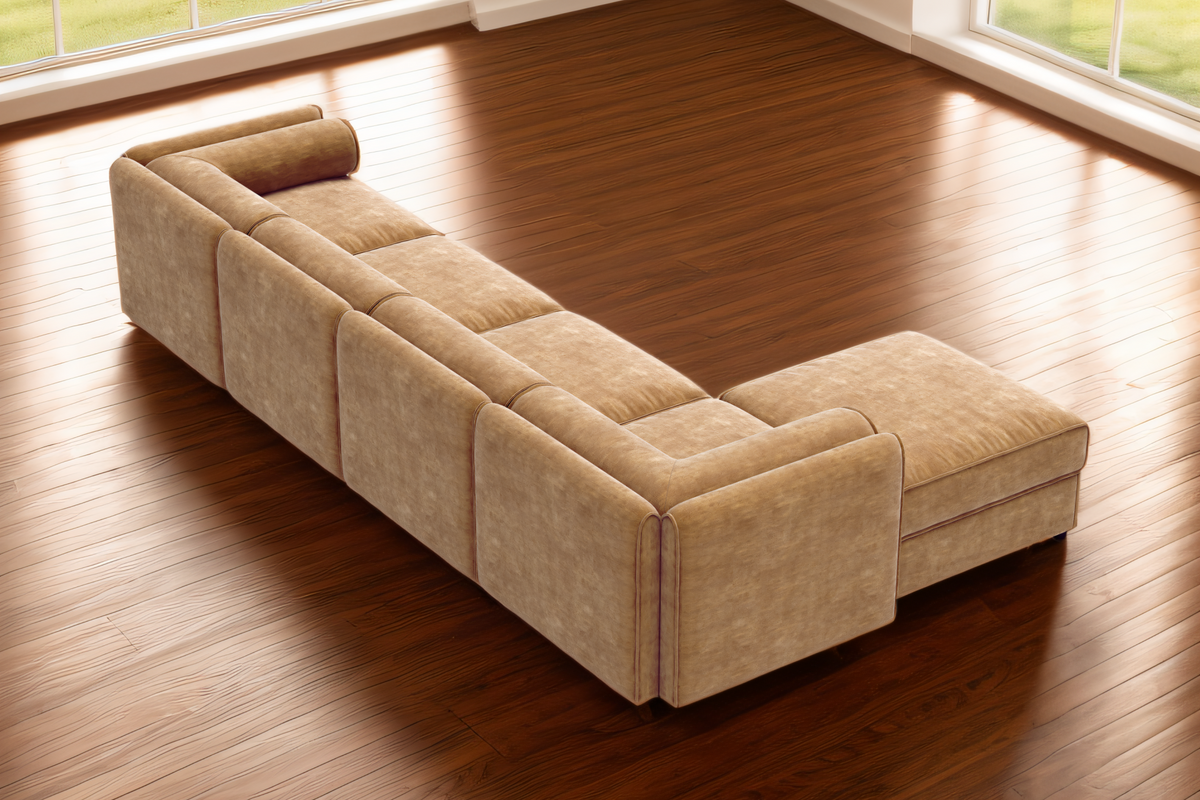 PERTH 142&quot; Sofa 4 Seater with 1 Ottoman