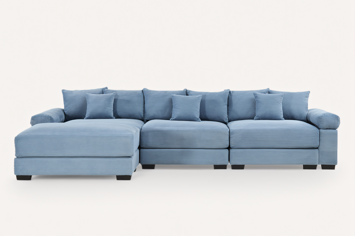 DESEO 130&quot; 3-Seater With 1 Ottoman