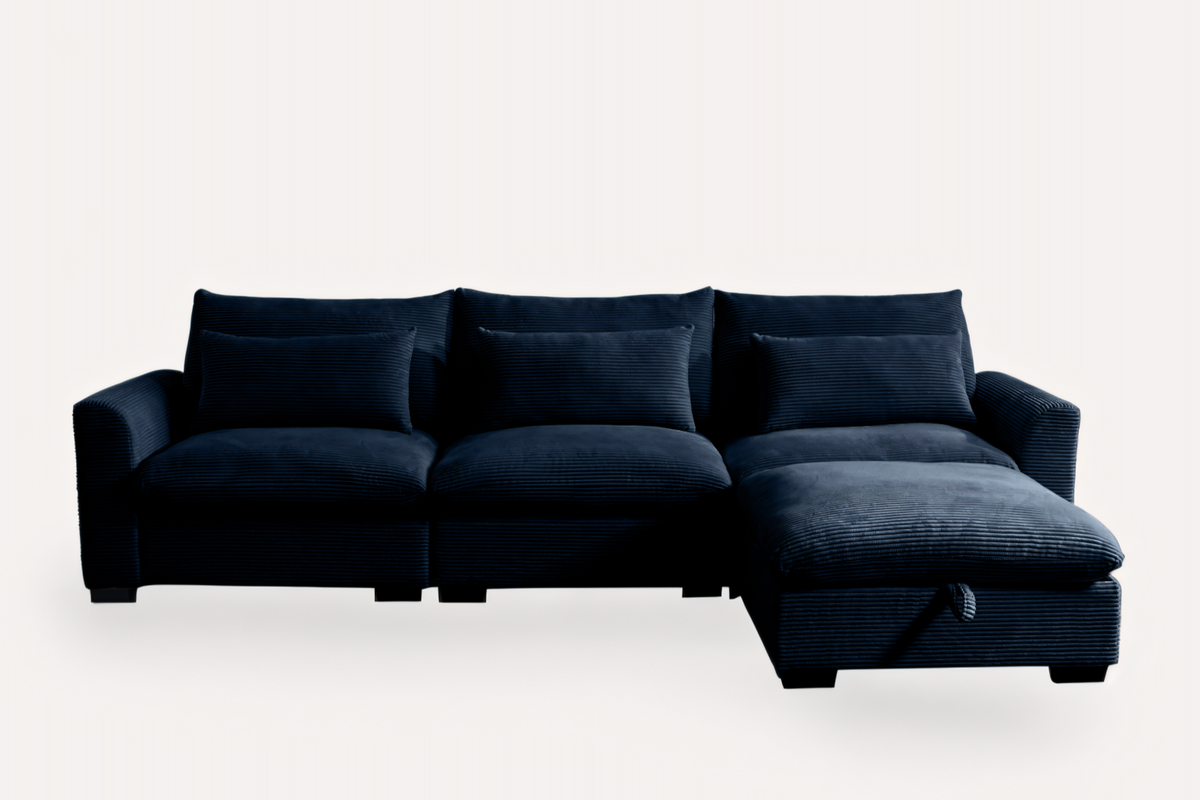 HARMONY 122&quot; 3 Seater Sofa with 1 ottomans