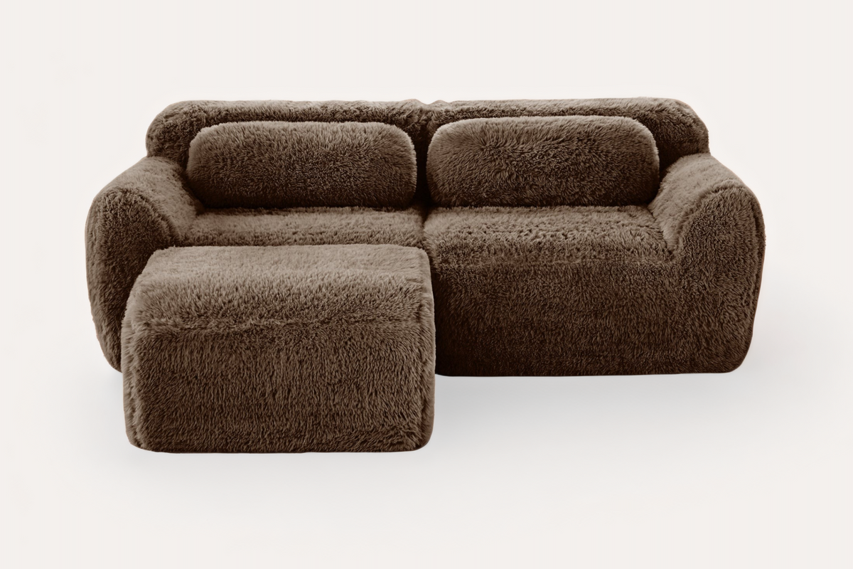 MELLOW 80" Loveseat with 1 Ottoman