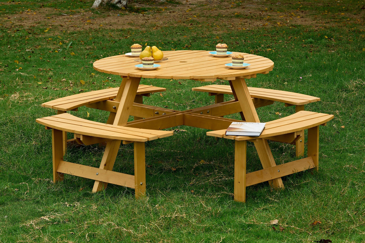 NOVIA 8 Seaters Outdoor Round Set