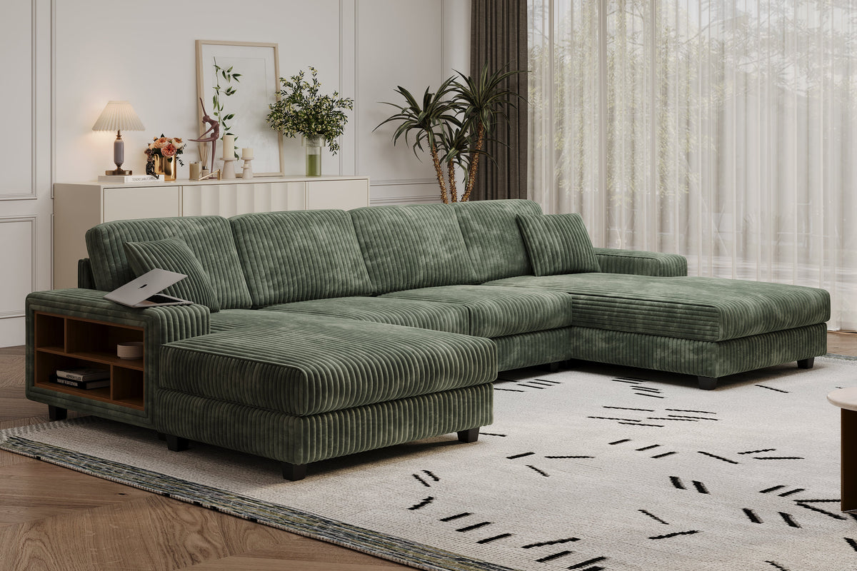CUREN 139" Sleeper Sofa