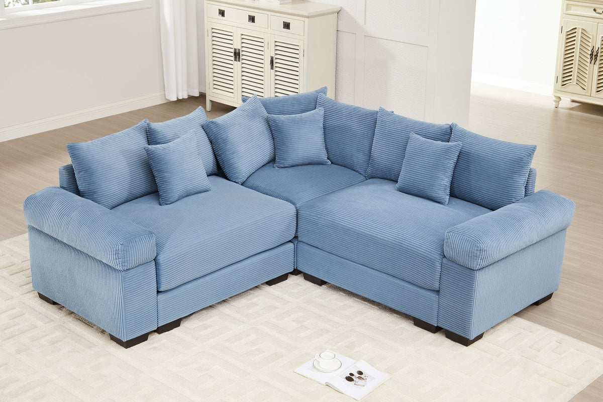 DESEO 158&quot; Sectional Sofa