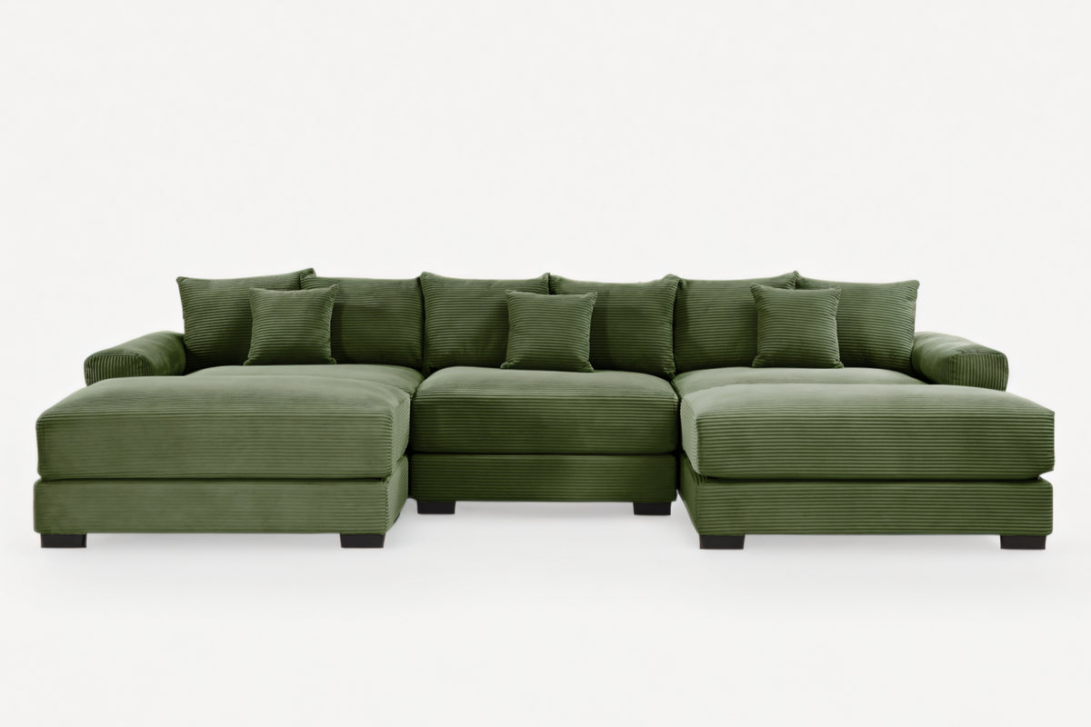 DESEO 130&quot; 3-Seater With 2 Ottoman