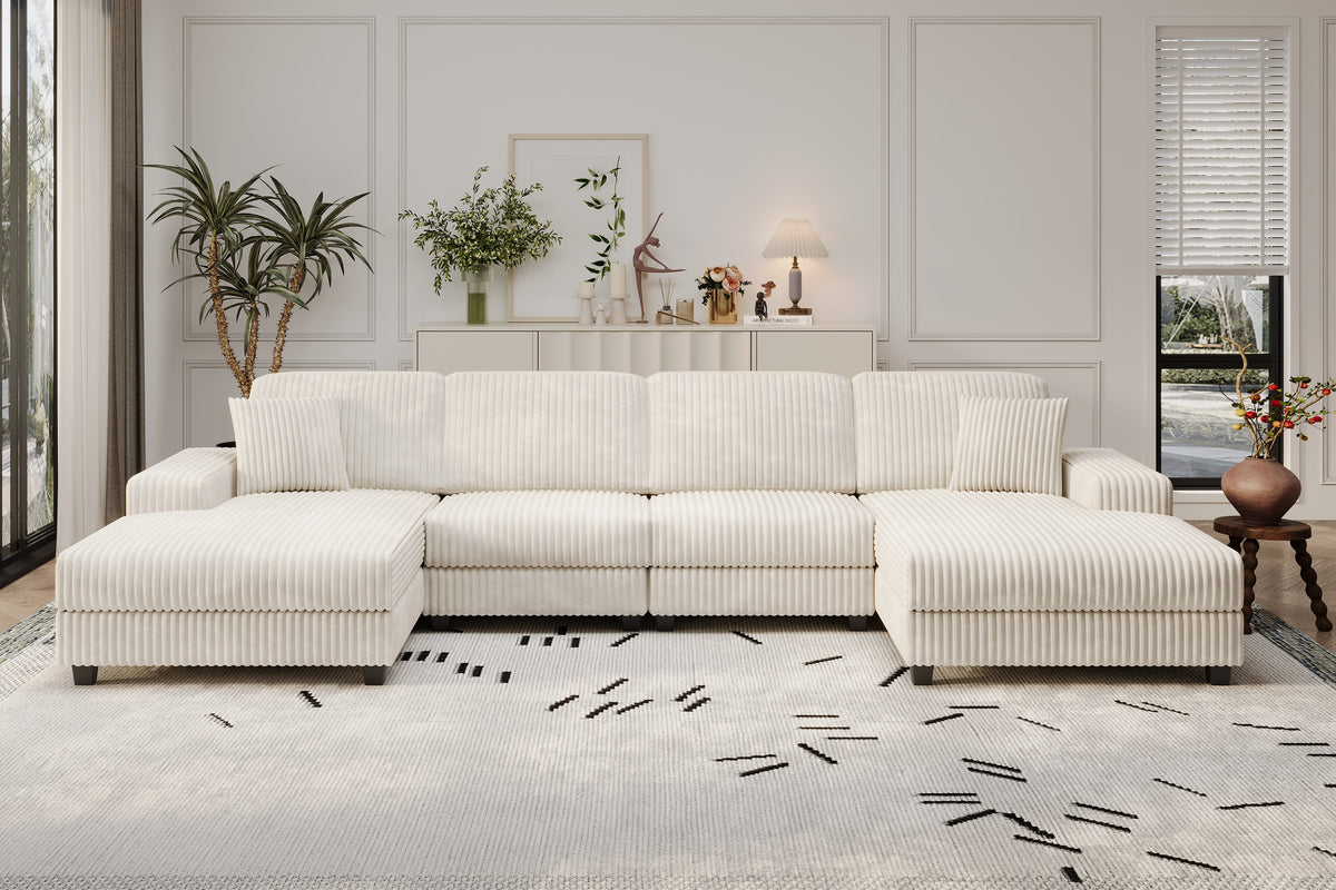 CUREN 139" Sleeper Sofa