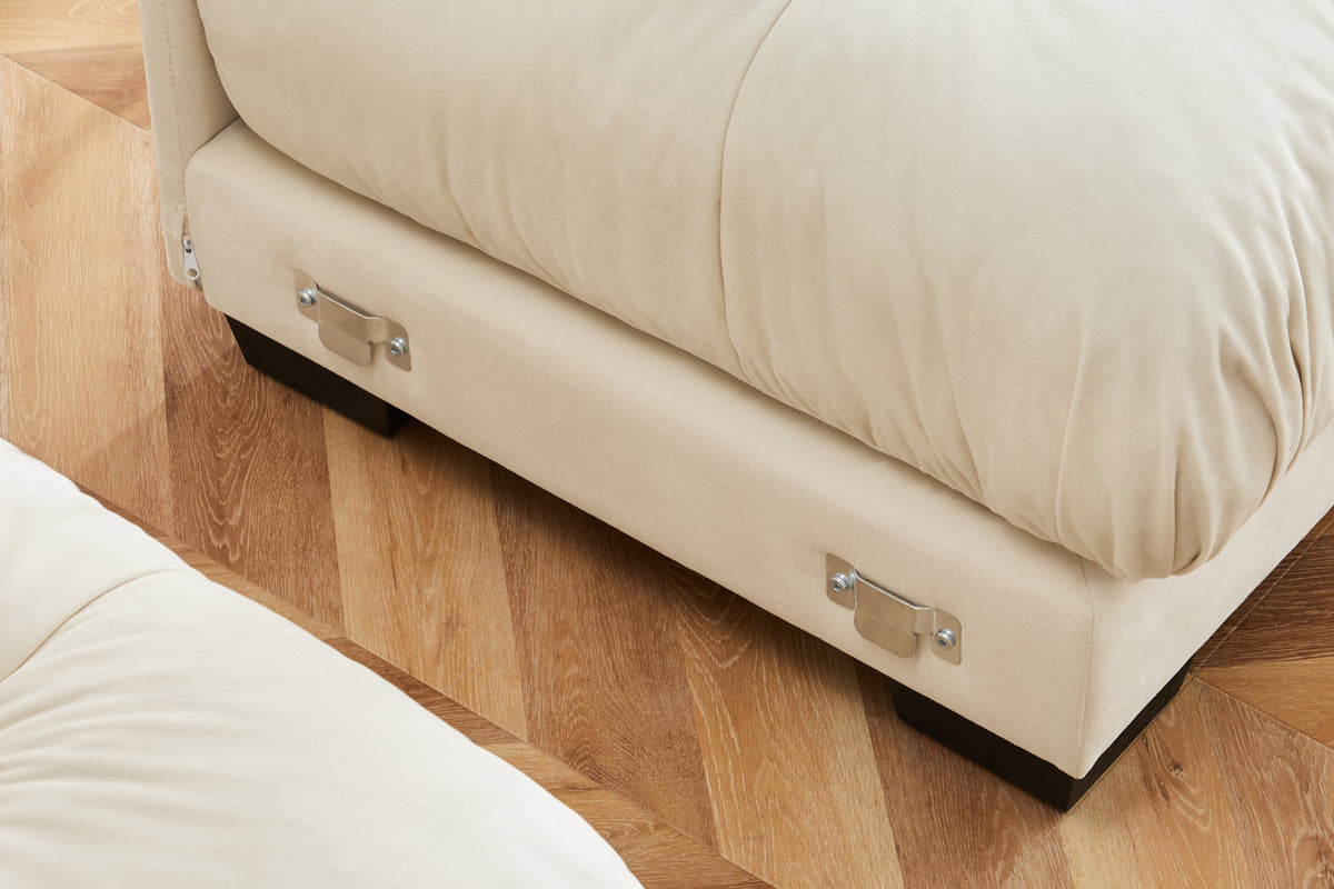 CLOUDIES 173&quot; 4 Seater Sofa with 1 Ottoman