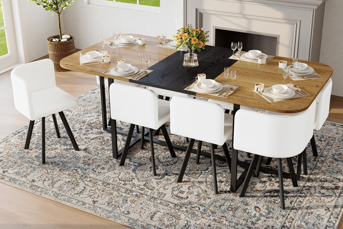 YORZEN 9 Pieces Dining Set