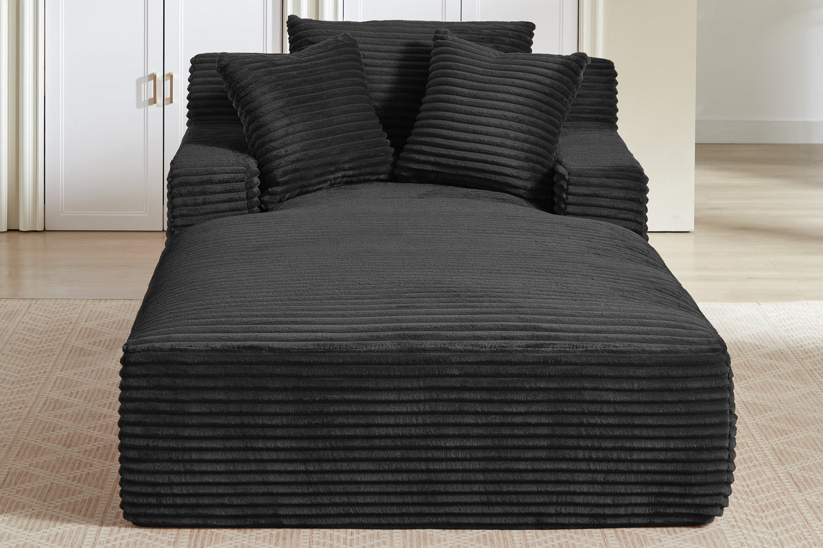 VELYRA 49" Oversized Chaise Lounge Sleeper Sofa