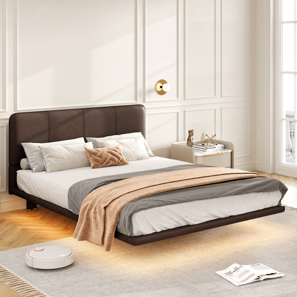 MORIN Modern Floating Bed