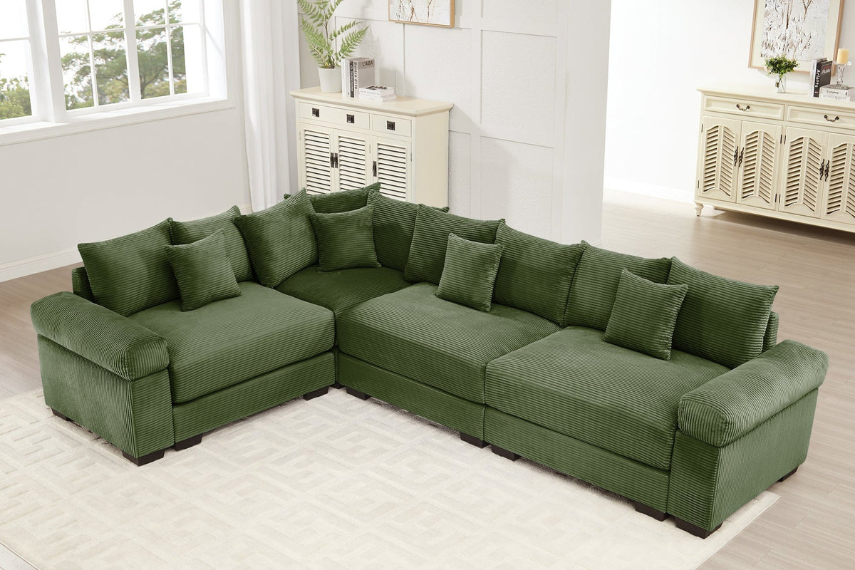 DESEO 196&quot; Sectional Sofa